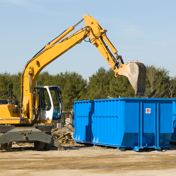 can i choose the location where the residential dumpster will be placed in St Ignace MI